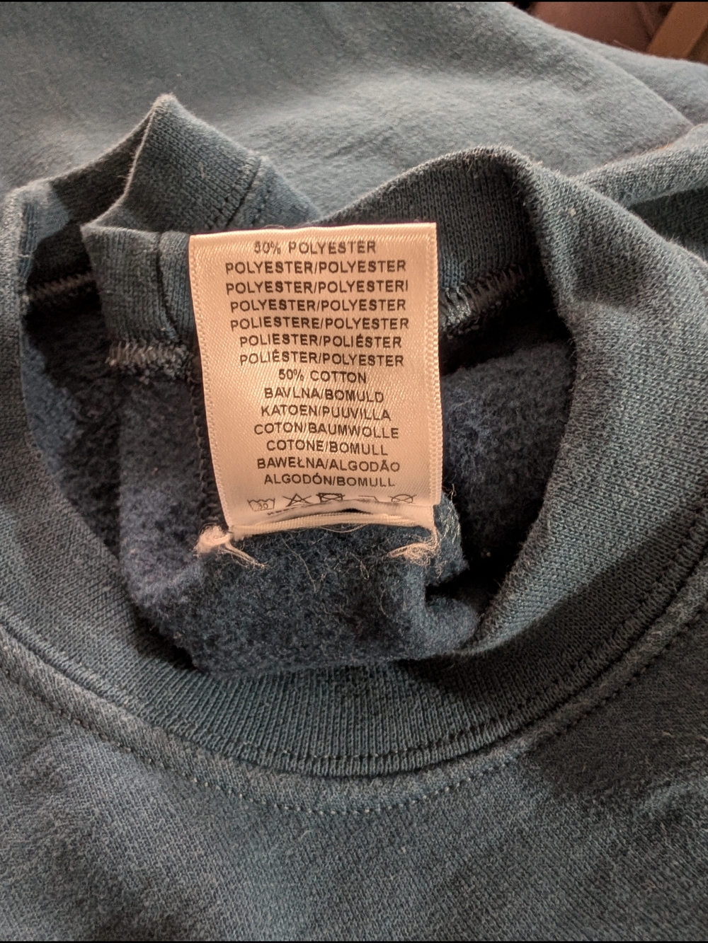 The National Gallery Vincent Van Gogh Teal Crewneck Sweatshirt - Picture 7 of 7
